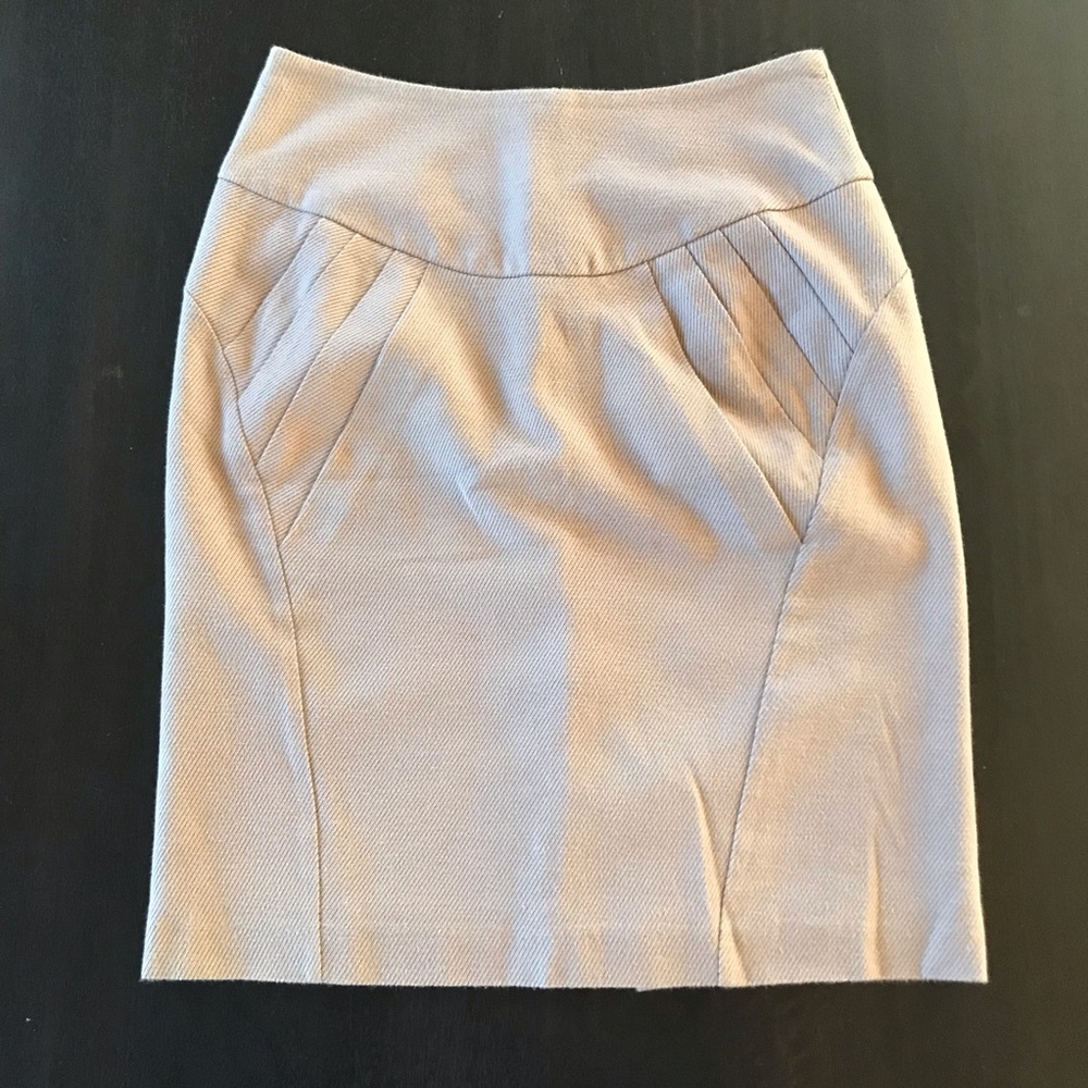 Anthropologie Taupe Pencil Skirt Yoana Baraschi